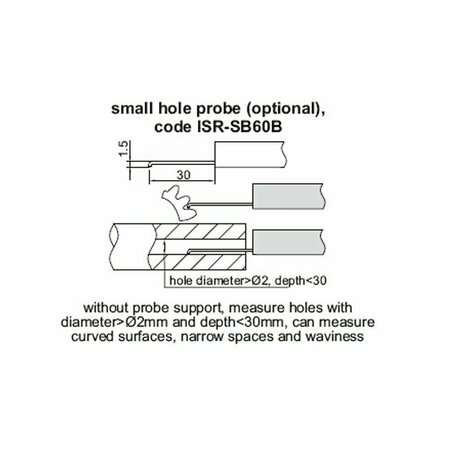INSIZE Small Hole Probe ISR-SB60B